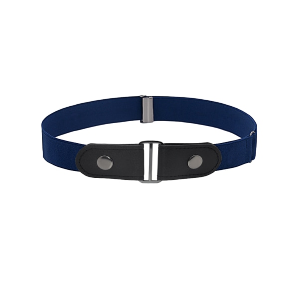 1/2/3/5 Bälte Inget Spänne Osynlig Moderiktig Långvarig Dark Blue 1 Pc