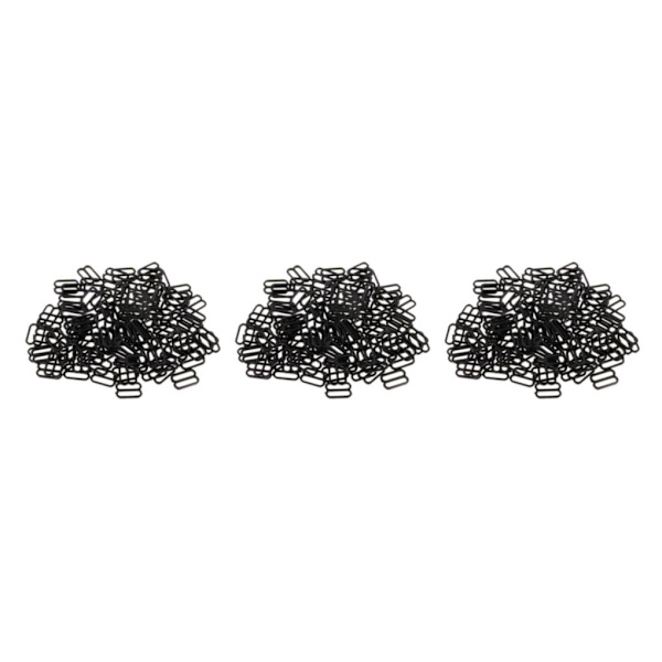 1/2/3/5 100 st Nylon BH-rem Spännen Sliders Krokar 8 Underkläder 12mm 3Set
