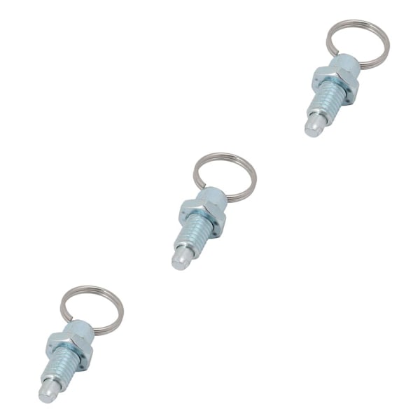 1/2/3/5 Heavy-Duty indexkolv med användarvänlig ringdragning M16-8 Galvanized Steel 3PCS