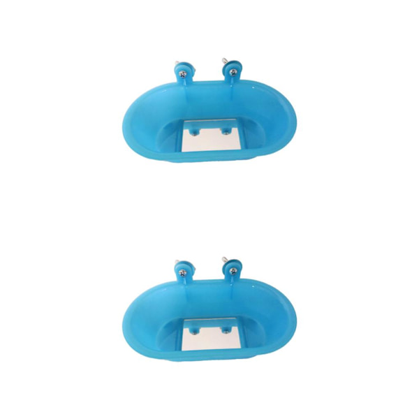 1/2/3/5 Plast hållbar konstruktion och multifunktionell fågel Bottom mirror 2Set