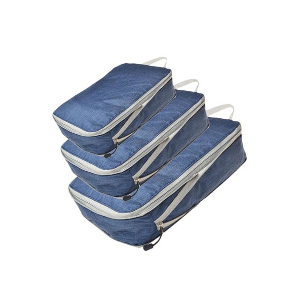 1/2/3/5 3 delar vattentät Bagage Organizer Lättvikt Navy 3 pcs 1 Pc