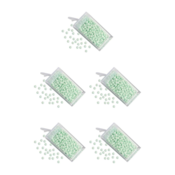 1/2/3/5 Beads DIY Smycken Retro Craft Kit Etniskt för hantverksmärke green 3mm 5Set