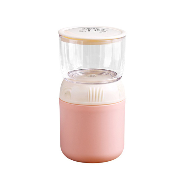 1/2/3 hållbar och säker matbehållare för bekväm förvaring och pp pink 3 Plastic PP inner 2PCS