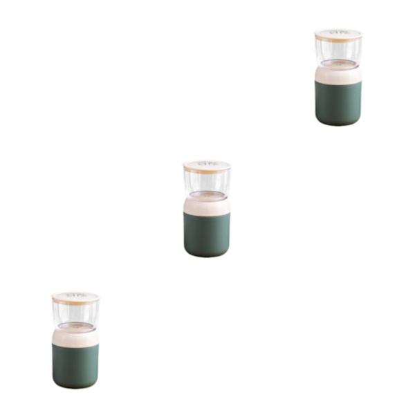 1/2/3 hållbar och säker matbehållare för bekväm förvaring och empty blue green 1 stainless steel 3PCS