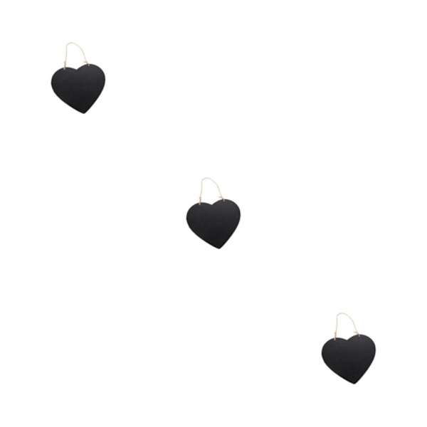 2/3/5 Density Board Välkomstskylt Ersättning Teahouse Classroom Heart Shape 3PCS