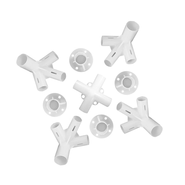 1/2/3 Reservdelar Fötter Hörn sätt Anslutning Intubation för 9 pcs 1 Pc