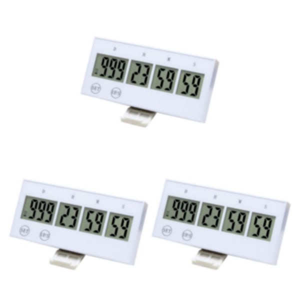 1/2/3 Elkök För Countdown Timer Hatching Bakning white 4.0x1.9x0.5 Inch 3Set