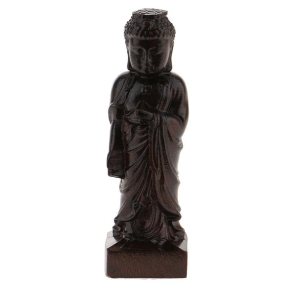 1/2/3/5 Trä Buddha Staty Staty Indien Staty Craft Ornament Sakyamuni 1Set