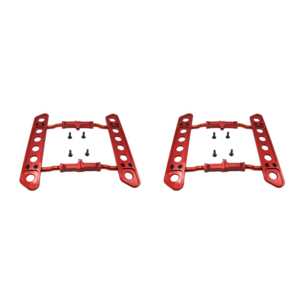 1/2/3/5 legering sidokollision Step Board pedaler för 1/10 axial Red 2Set