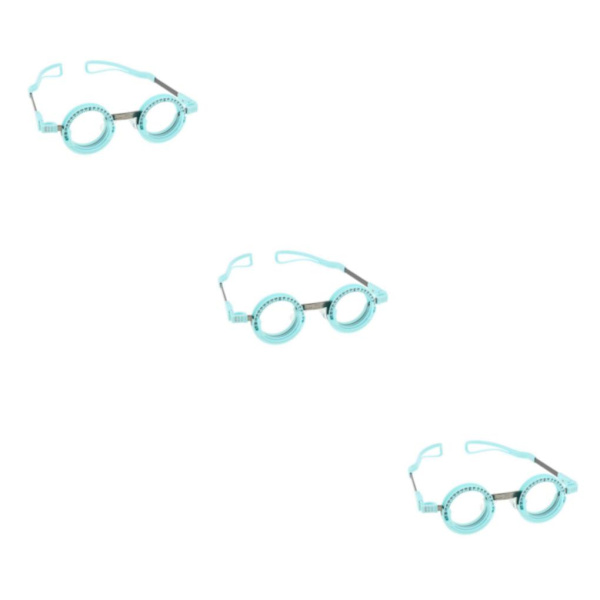 1/2/3/5 vuxen optisk provlinsram Glasögonoptometri Blue 70mm 3Set