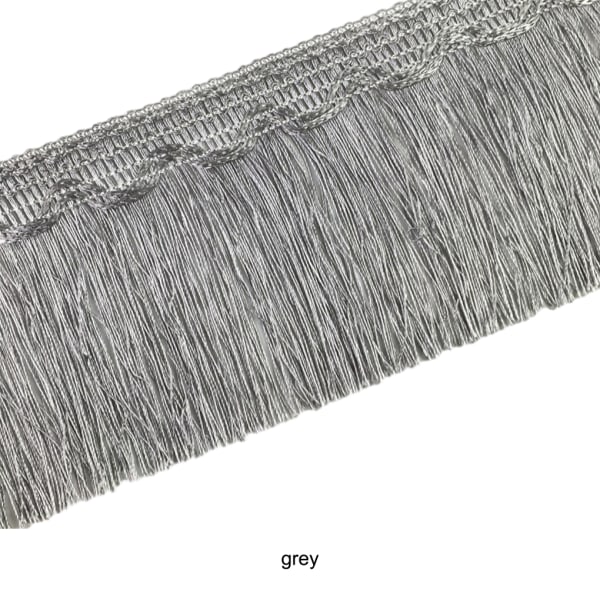 Polyester Eleganta fransar för tofs för sömnad och sömnad grey 5
