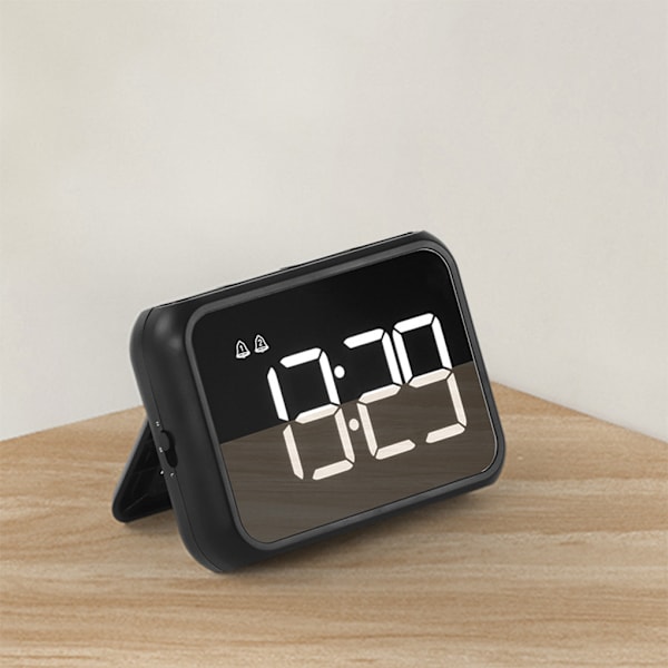 1/2/3/5 ABS Justerbar Volym Väckarklocka Med Radio - LED Stor black alarmFY502 1 Pc