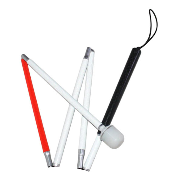 Vikbar rullgardin 5 sektioner justerbar kryckkäpp Without Light