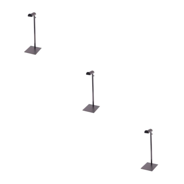 1/2/3 justerbar metallhandväskhållare för handväska Black Steel Silver 3PCS
