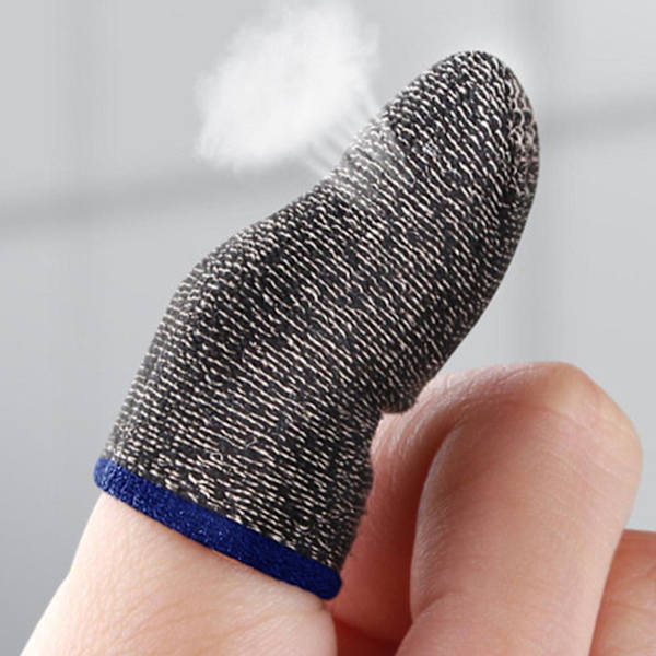 1/2/3/5 20 delar Gaming Finger Sleeves Anti Sweat Andas Blue 45 x 25mm 1Set