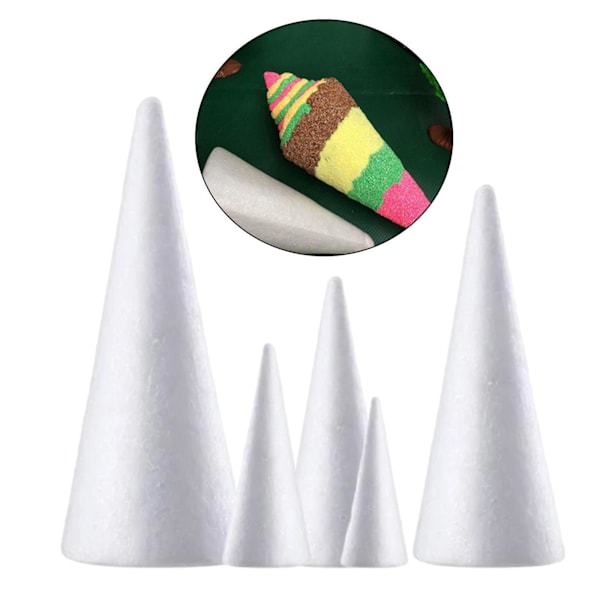 Handgjorda färgade målningar DIY Hand Crafts Material för alla White 2.75-9.84 Inch