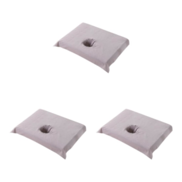 1/2/3/5 Cotton SPA Halvt cover Skönhetssalong Säng Ansiktshål Purple Grey 50x70cm 3Set