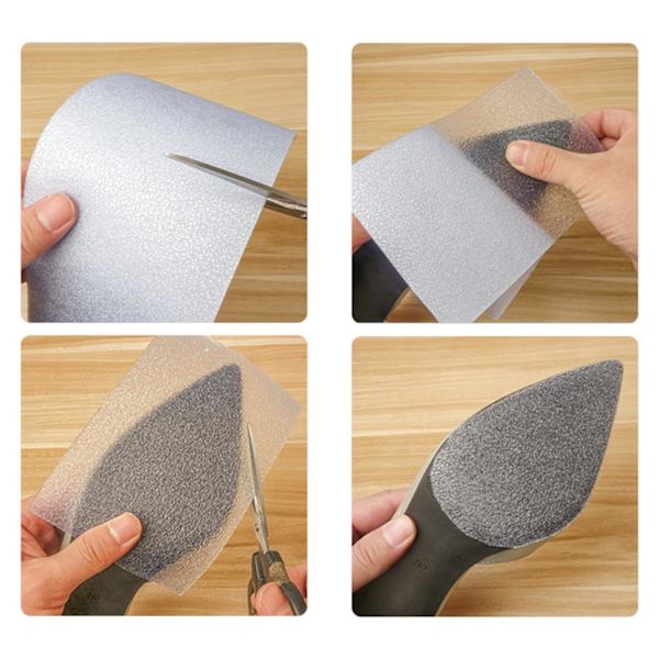 1/2/3 1 Roll Sole Stickers Gummi Self-Stick Anti- För Slip för Transparent 100x10cm 1Set