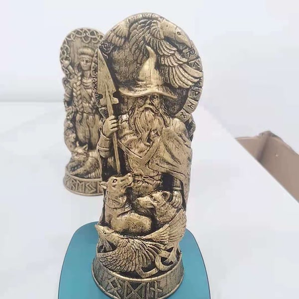 Nordic God Odin Figurine Exquisite Adds Charm To Home Norse God