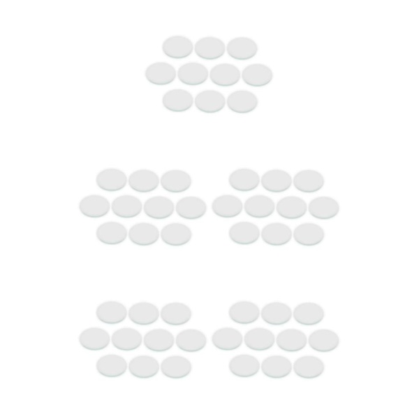 1/2/3/5 10 delar platt watch Ersättningsdel Clear 35mm 5Set