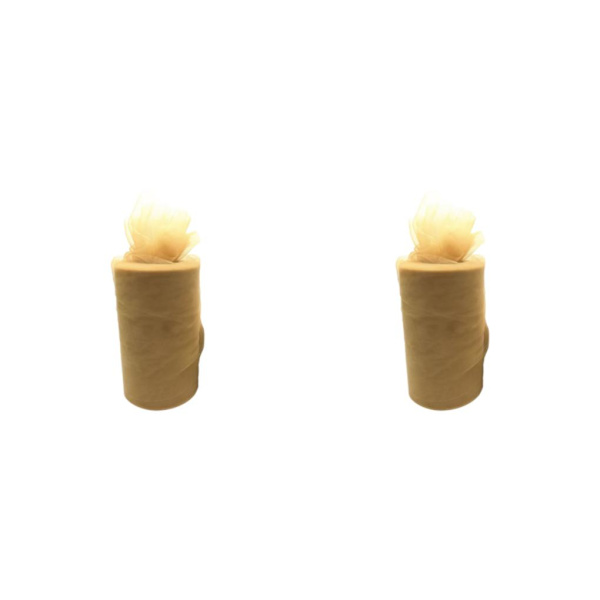 1/2/3/5 White Roll handled Tyll Coil Hållbar och pålitlig bröllop gold 2Set