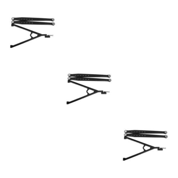 1/2/3/5 Aluminiumlegering Trigon Support Bar Bakre Support Bar För black 3Set