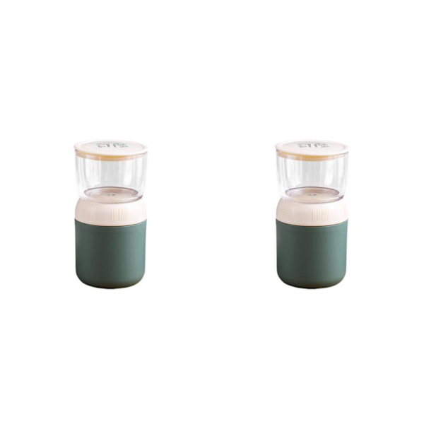 1/2/3 hållbar och säker matbehållare för bekväm förvaring och empty blue green 1 stainless steel 2PCS