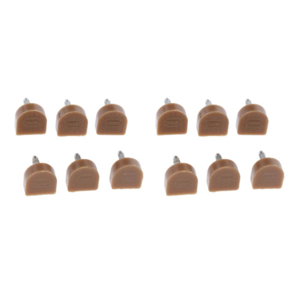 1/2/3/5 3 par Snygga högklackade tips Taps Skoreparation Apricot 14x14mm 2Set