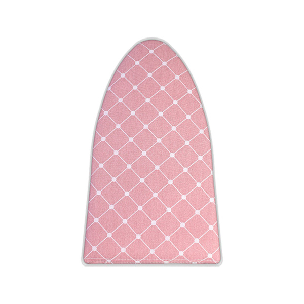 Bärbar järnbordshylla lösning för On Go-strykning pink grid