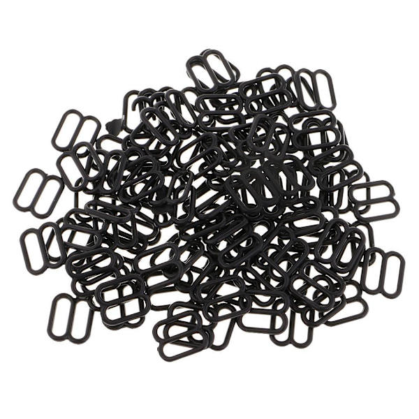 1/2/3/5 100 st Nylon BH-rem Spännen Sliders Krokar 8 Underkläder 10mm 1Set