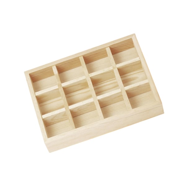 1/3/5 Smycken Display Fack Case Pärlor Hållare Ädelstensarmband 12grids 7.87x5.91x1.38 Inch 1Set