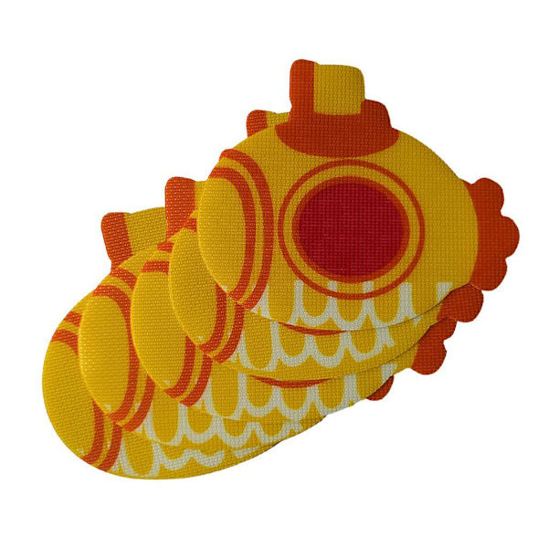 1/2/3/5 5st Badkar Non För Slip Safety Treads Sticker Submarine 140X140mm 1Set