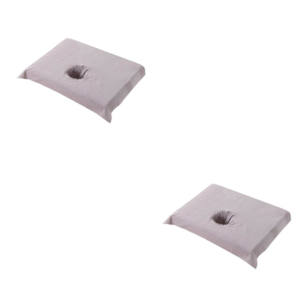 1/2/3/5 Cotton SPA Halvt cover Skönhetssalong Säng Ansiktshål Purple Grey 50x70cm 2Set