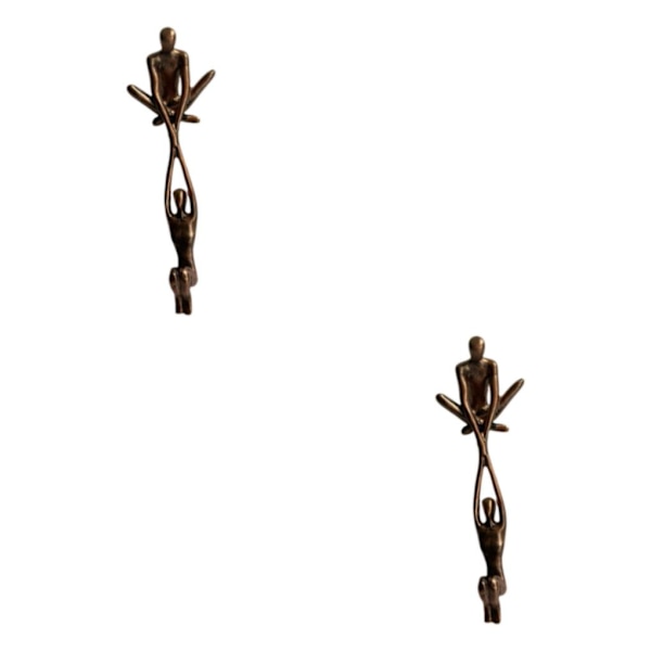 1/2 par statyett konst staty älskare Skulptur prydnad hem 2PCS