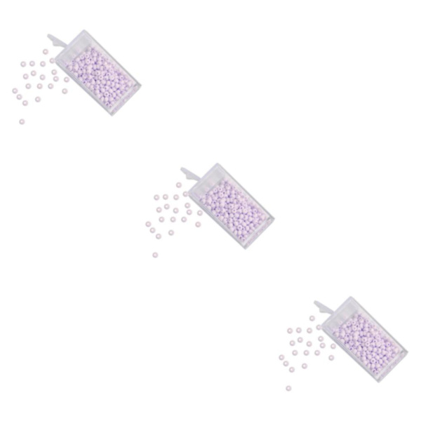 1/2/3/5 Beads DIY Smycken Retro Craft Kit Etniskt för hantverksmärke purple 3mm 3Set