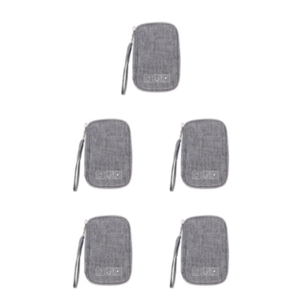 1/2/3/5 utrymmesbesparande organizer Maximera förvaringseffektiviteten gray 5PCS