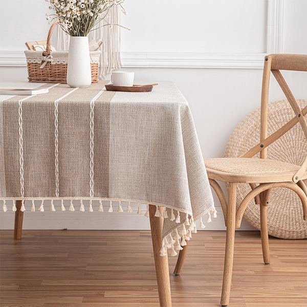 1/2 Elegant och tålig duk för hem och restaurang grey 135*220cm,1 1 Pc