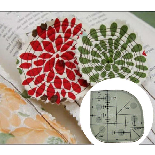 1/3/5 Quiltningsmall Akryl För Patchwork Syramar 1 Pc