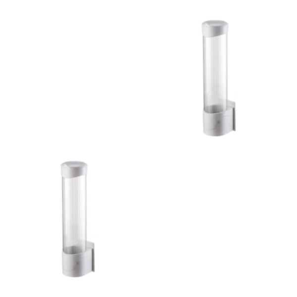 1/2/3 Väggmonterad Dammtät lock Enkel åtkomst Förvaring Lätt att White 2PCS