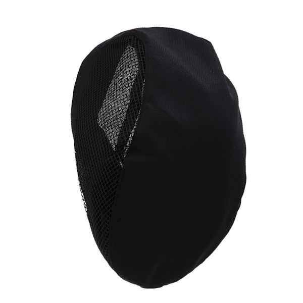 1/2 Kock Hatt Spis Cap Servitör Baker Head Wrap Restaurang Arbete Black 56-60cm 1Set