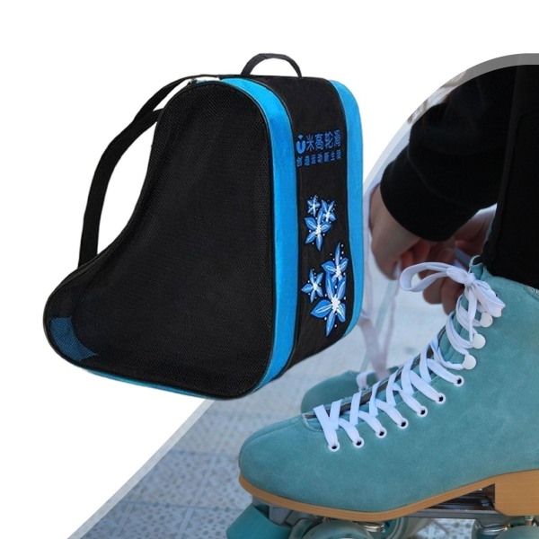 3 Layers Skate Bärväska för barn Rullskridskor Inlines Ice blue
