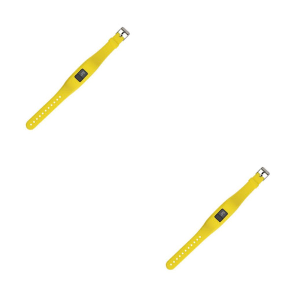 1/2/5 Justerbart Silikon Armbandsspänne för För Garmin Yellow 240*15mm 2Set