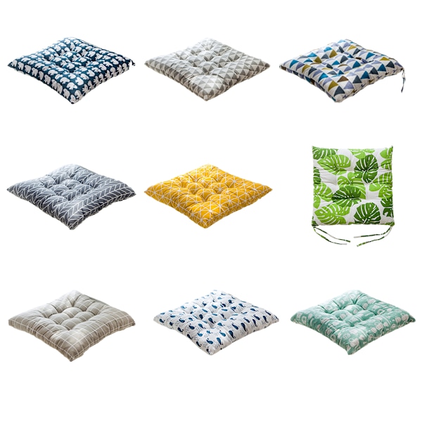 1/2 mjuk och bekväm fyrkantig stolsdyna för mysig sits tableware 1 Pc
