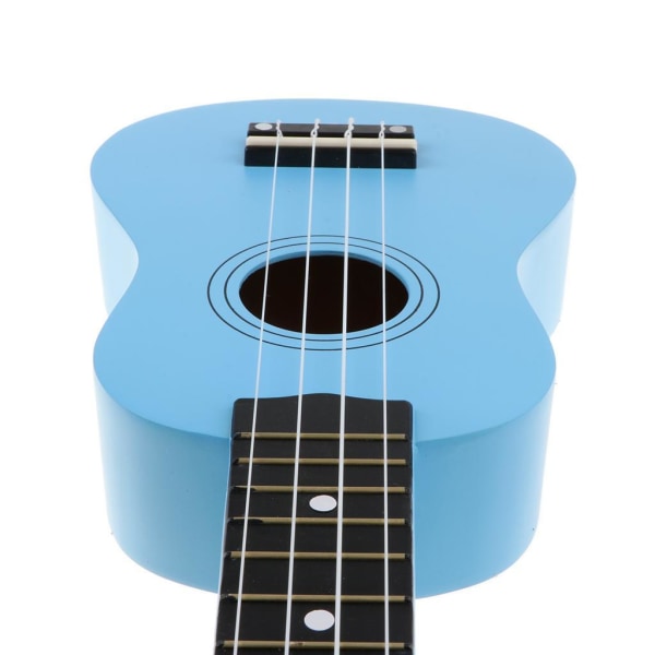 4 String Beginners Ukulele Hawaii Guitar Musical För Blue 21 Inch