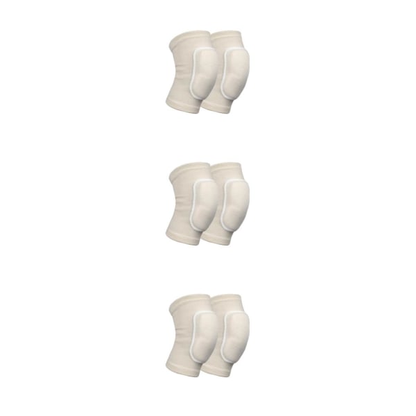 1/2/3/5 andningsbart tyg med hög elasticitet knäskydd för sport White As Shown 3PCS