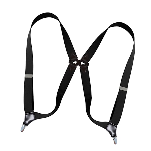 1/2/3 män kvinnor hängslen Y-formade justerbara elastiska remmar Black 1 Pc