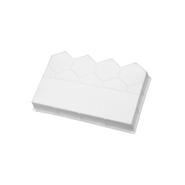 Betong Form Gips Trädgård staket Dekor DIY Blomsterbädd trottoar 6cm thickness 40x25cm