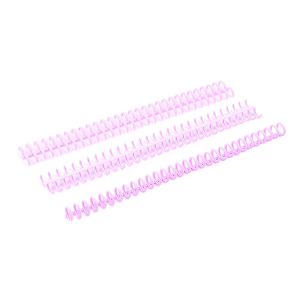 10 stycken plast 30-håls bindringar flexibla och lätta att lossa Purple+10pcs