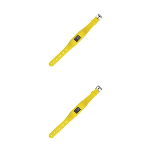1/2/5 Justerbart Silikon Armbandsspänne för För Garmin Yellow 240*15mm 2Set