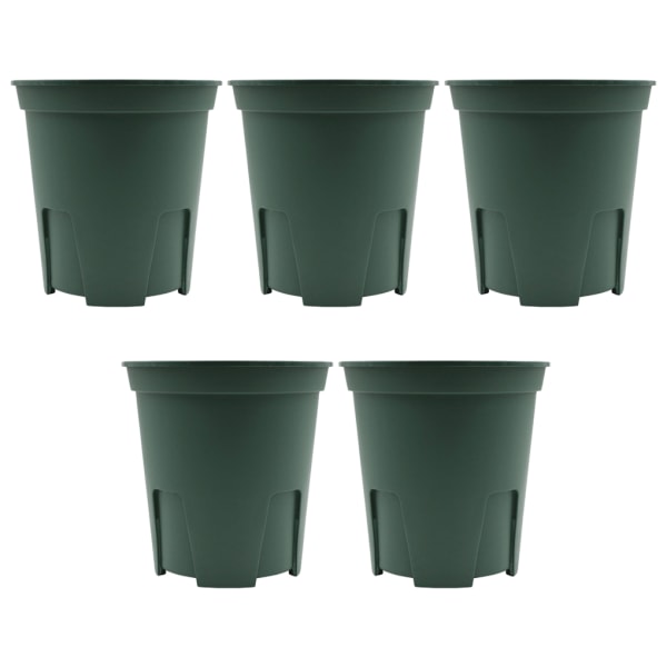 5 st/ set Stabil och tålig blomkruka i plast med dränering Single pot 150：15*15cm